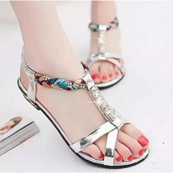 Sandal Teplek Wanita T-Strap