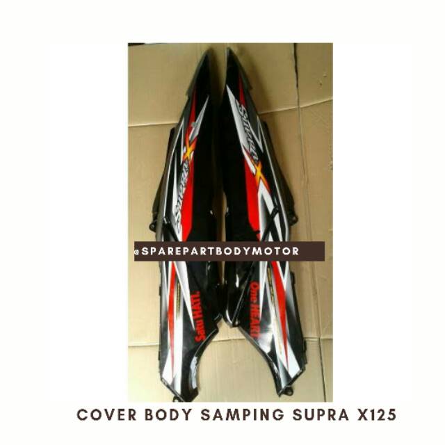 Cover body samping supra x125