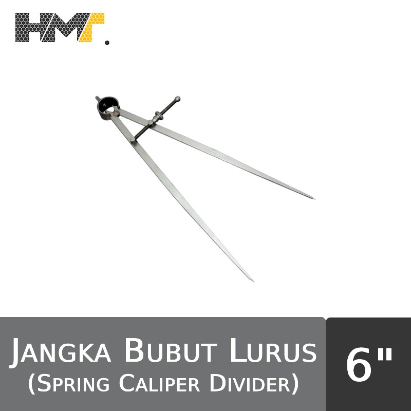 SOLAR Jangka Bubut Lurus 6" / Spring Caliper Divider 6 inch