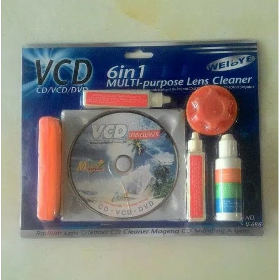 Vcd DVD CD Room Lens Cleaner Audio Tape Head Cleaner Pembersih CD Cf~1758