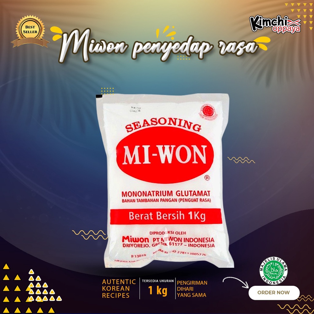 

Miwon 1kg Seasoning Penyedap Rasa Makanan Indonesia