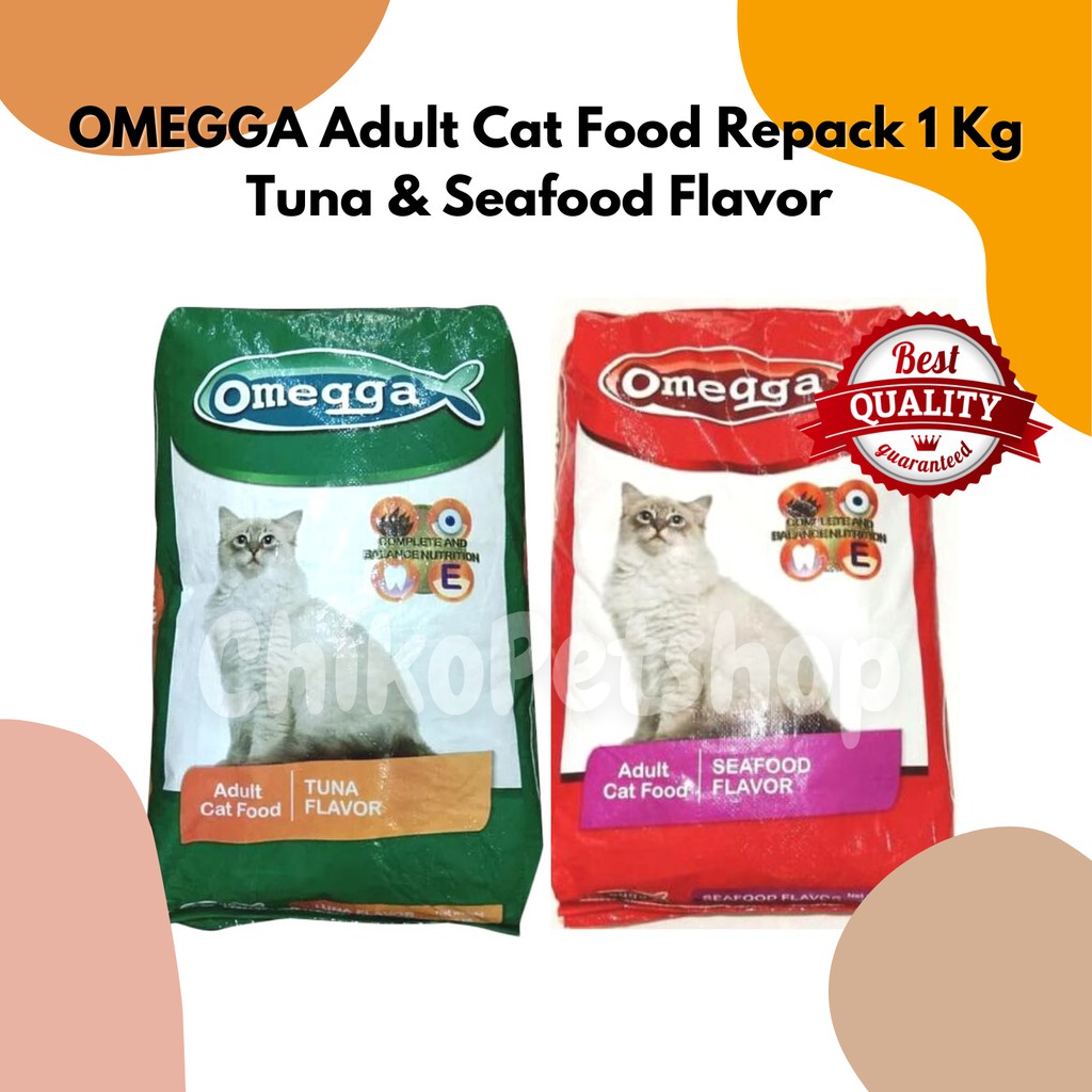 Makanan Kucing OMEGGA CAT FOOD TERMURAH Kemasan 1 Kg