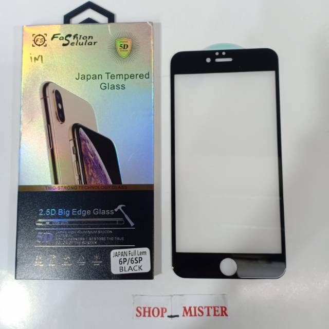TEMPERED GLASS FULL LAYAR IPHONE 6+/6S PLUS || ANTI GORES PREMIUM GLASS IPHONE 6+/6S PLUS