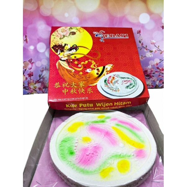 

Kue putu sedapi isi wijen