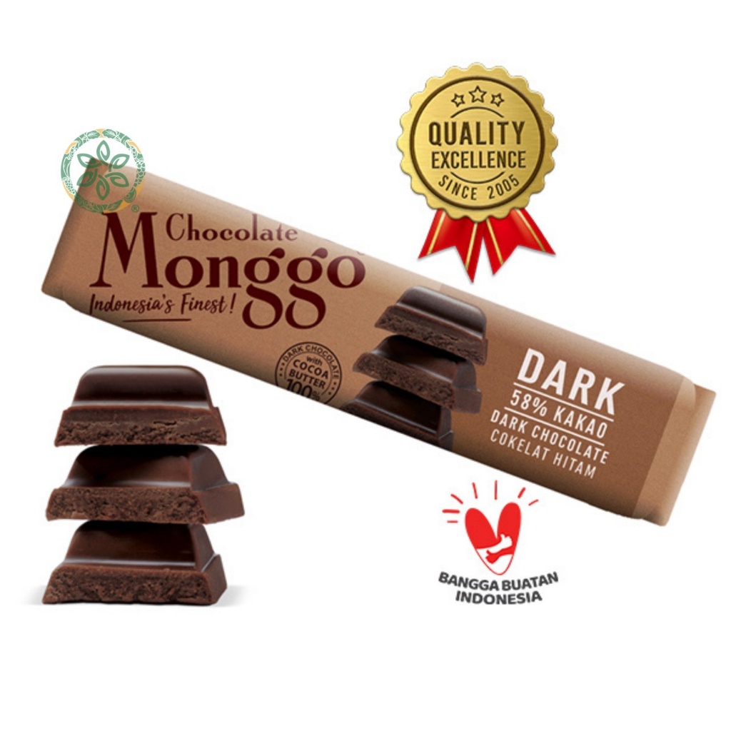 

Chocolate Monggo Dark Chocolate 58% - 40 g