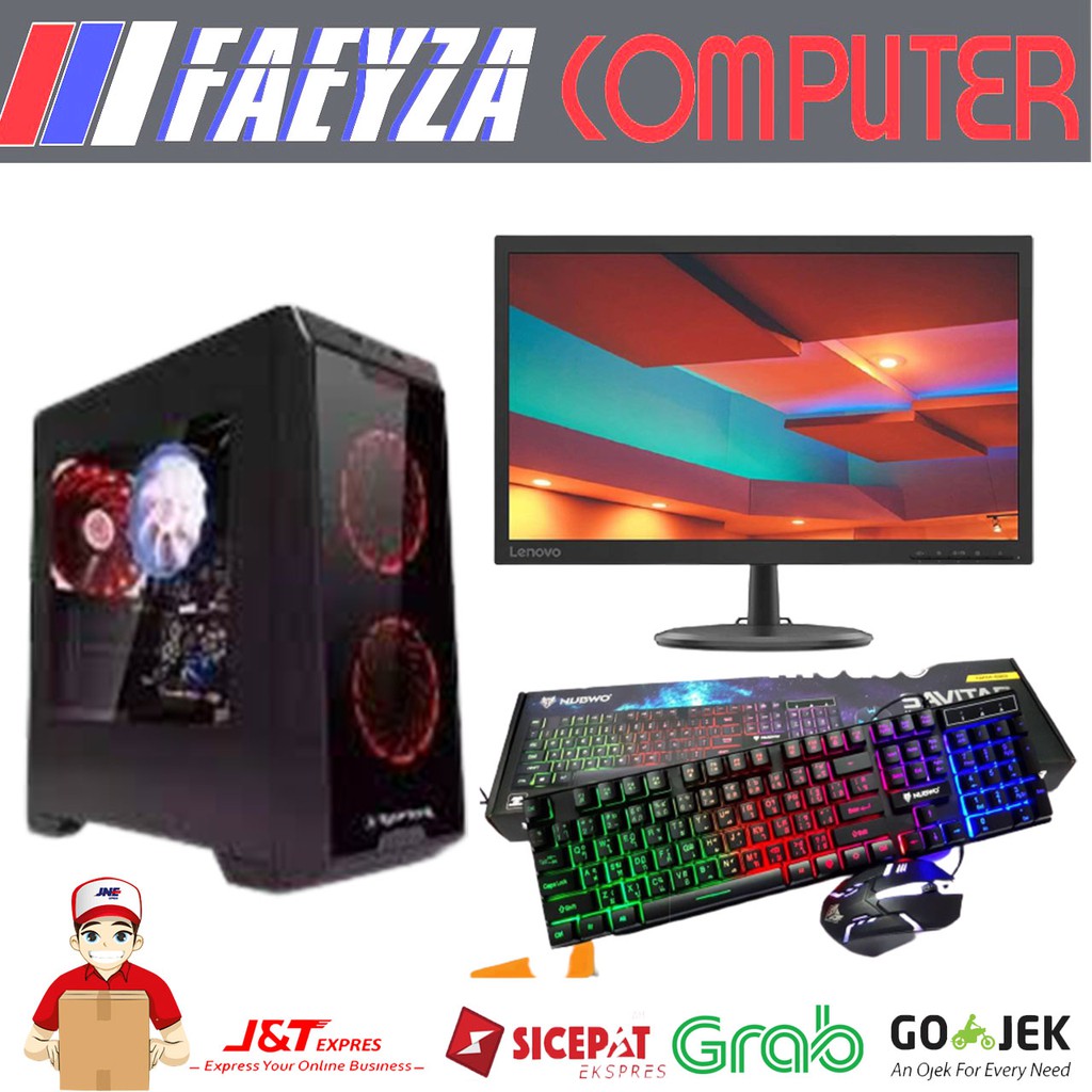 PC RAKITAN LENGKAP I5 6400 RAM 16GB SSD 240GB HDD 1TB MONITOR 22&quot;