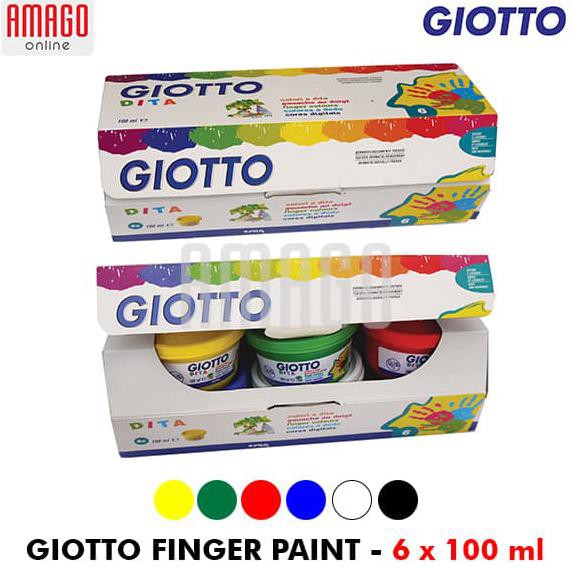 

GIOTTO FINGER PAINT - 6 COLORS - 534100