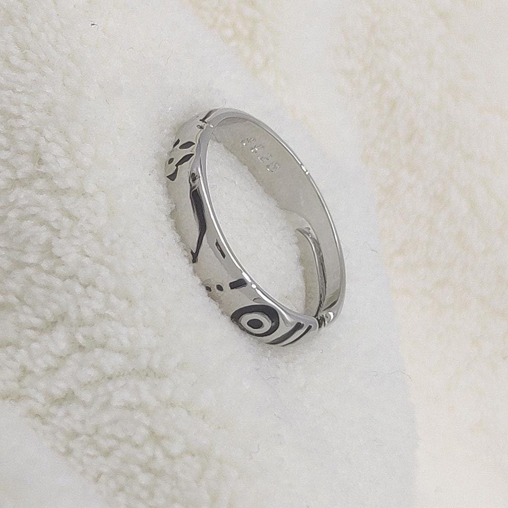 Mxbeauty Pria Pembukaan Cincin Retro Adjustable Punk Itadori Yuji Ryomen Sukuna Untuk Wanita Anime Cosplay Rings