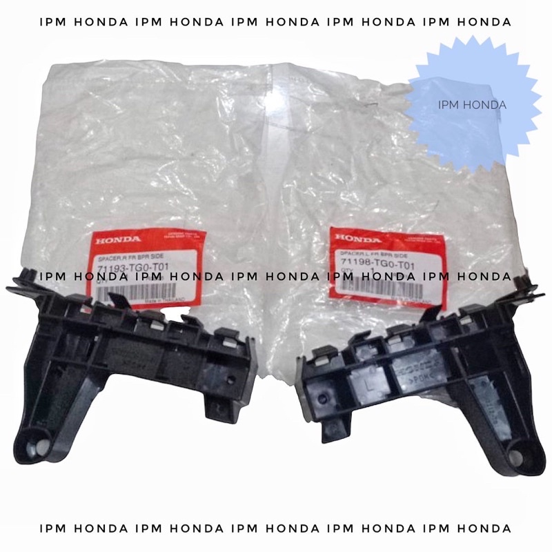 71193 / 71198 TG0 / TF0 Spacer Breket Bracket Bumper Depan Honda Jazz S RS GE8 2009 2010 2011 Kanan / Kiri