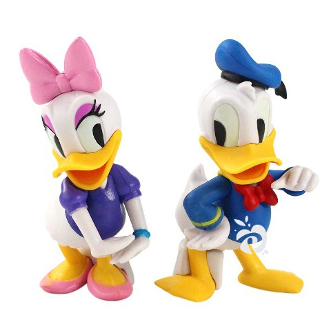 Donald Daisy Duck Figure Set 2 Mainan Pajangan Miniatur Desi Donal Bebek Topper Fg707 Shopee Indonesia