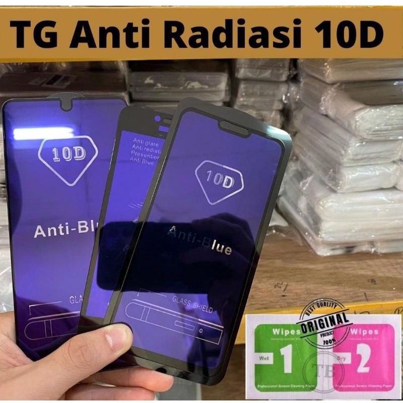 iPhone 12 iPhone 13 iPhone 13 Pro Max Tempered Glas Blue Light Anti Radiasi Full Lem Full Screen