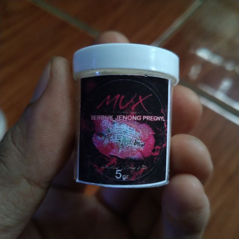 Serbuk Jenong MVX campuran pakan ikan hias louhan 5gr