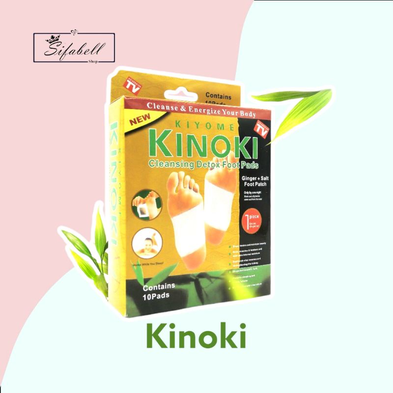 Kinoki Gold Koyo Kaki Ginger Plus Salt Sachet Herbal Detoks Kaki