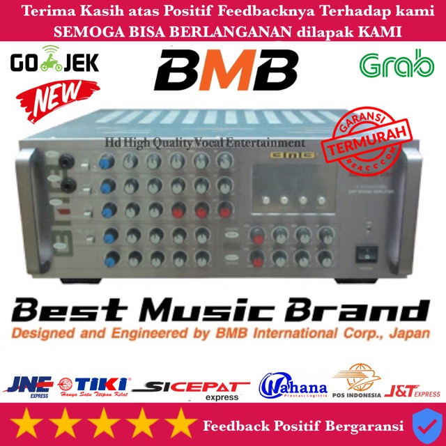 POWER AMPLIFIER KARAOKE BMB 3700DSP ORIGINAL GARANSi