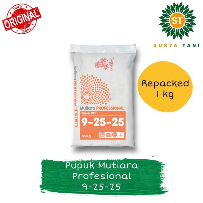 {{{{{{] Pupuk mutiara Professional 9-25-25 kemasan repacked 1 kg