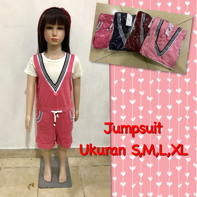 NEW official - Baju anak jumpsuit  tanpa dalaman  / fashion Anak 11697