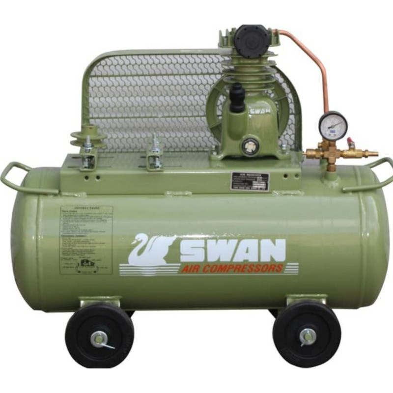 tabung kompresor angin  swan 0.25hp unloading 1/4pk