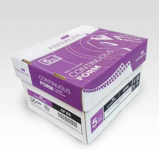 

Kertas continuous foam 9.5 X 11 " paperline 5 PLY full ( K5 )