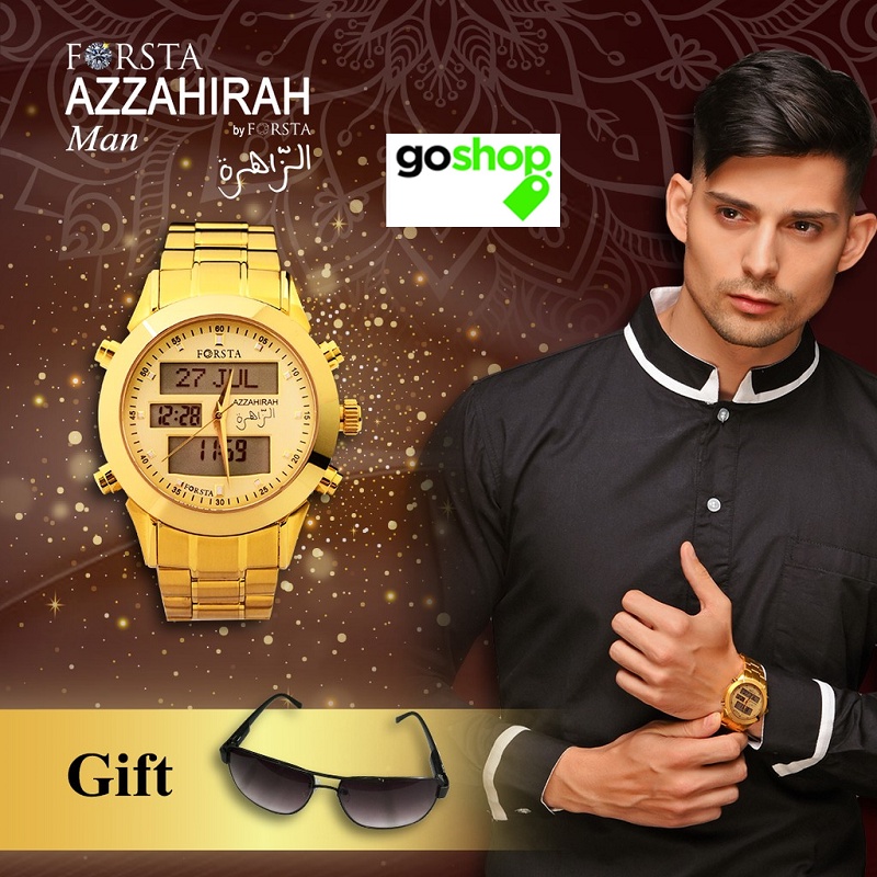 FORSTA AZZAHIRAH PRIA - JAM TANGAN MUSLIM