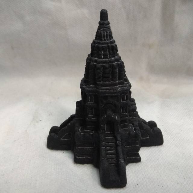 TERMURAH! MINIATUR CANDI PRAMBANAN 4 PINTU UKURAN MINI 9x7,5x7,5cm BAHAN BATU DEKORASI SOUVENIR UNIK