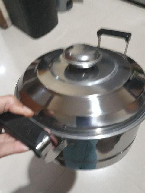 Dandang Stainless Muliya Tutup Stainless 20 Cm