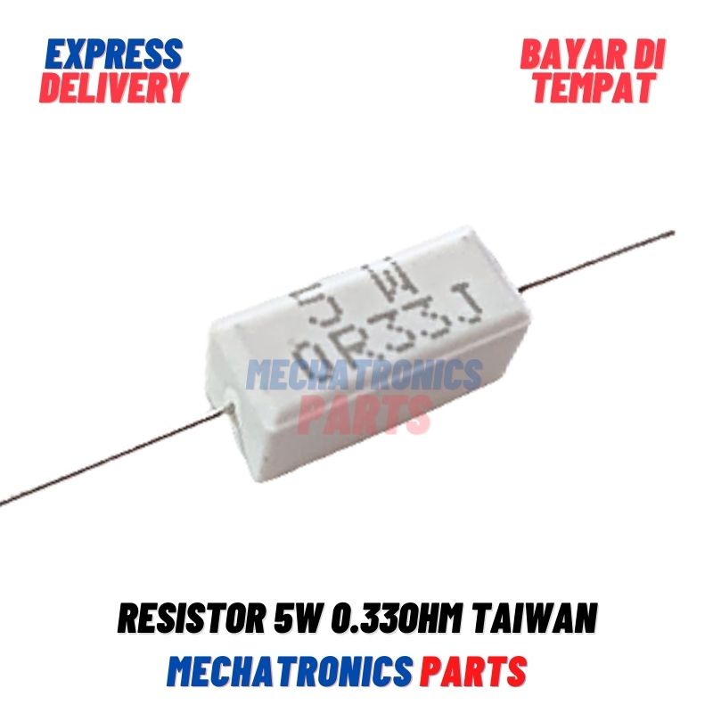 Resistor 5W 0.33Ohm Taiwan