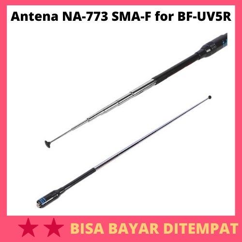 Antena NA-773 SMA-F for BF-UV5R UV5RE UV82 UFO-1 / Antena Ht Walki Talkie Handie Talkie Handy Talky 