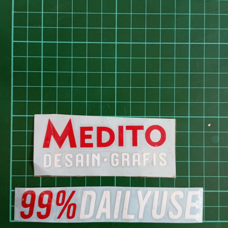 Stiker Cutting 99%DAILYUSE / 99% Daily Use