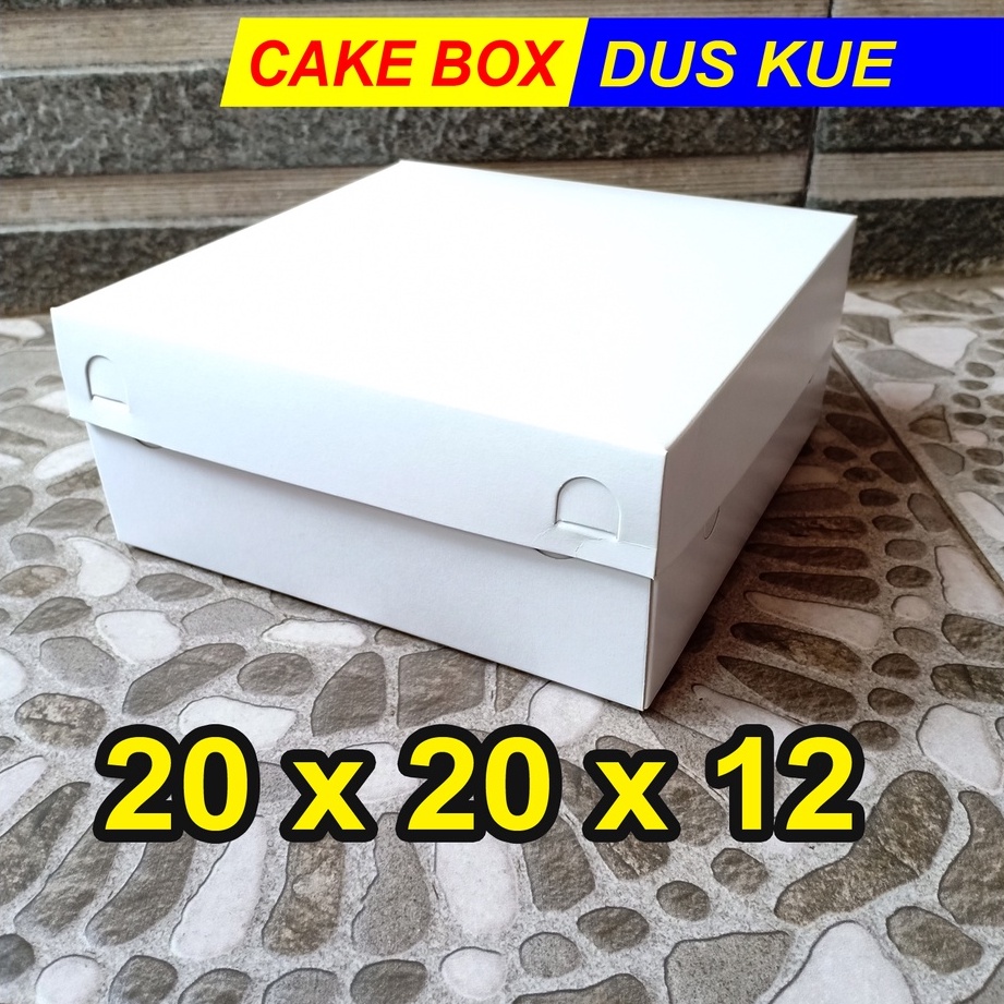 

BOX 20x20x12/ 20x20/ 20x20x12/ Box Nasi/ Dus Roti/ Box Kue/ Cake Box/ Kotak Nasi / Box Kue