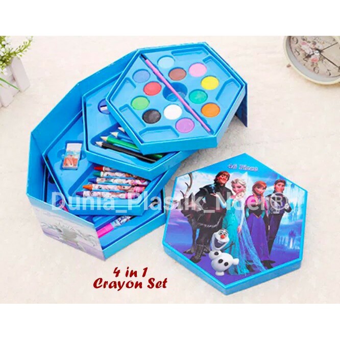 

me241 Crayon 4 in 1 dalam 1 set edukasi anak