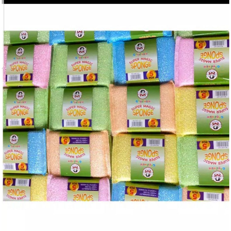 SPONS CUCI PIRING WARNA / SABUT UNTUK CUCI PIRING / SPONGE BUAT CUCI PIRING