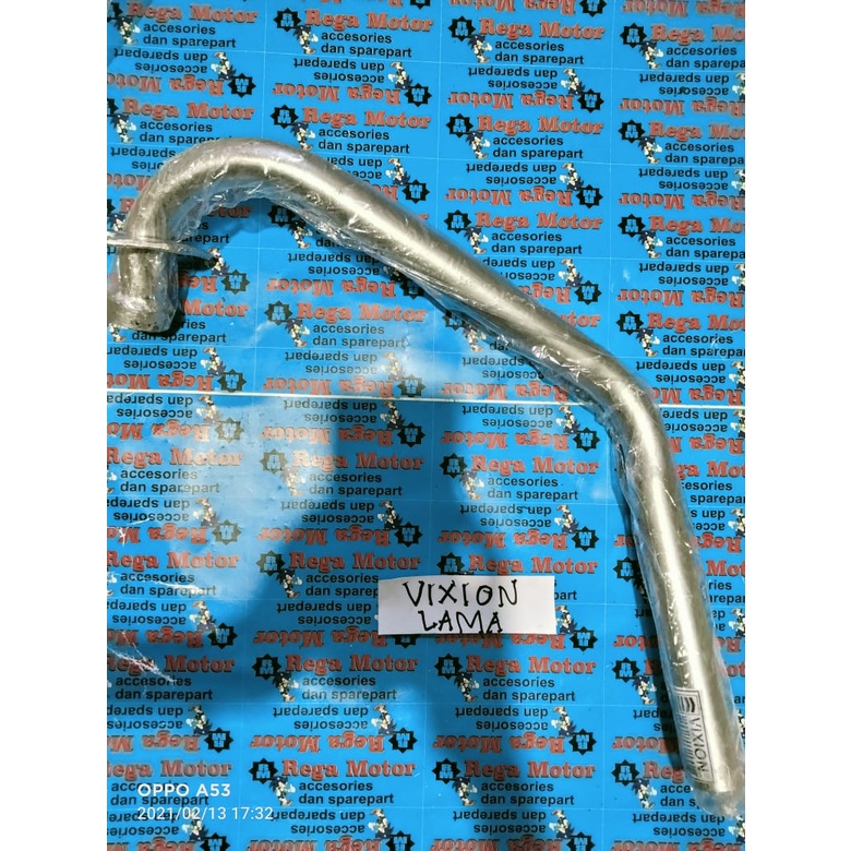 LEHER KNALPOT VIXION OLD VIXION LAMA BAHAN TEBAL