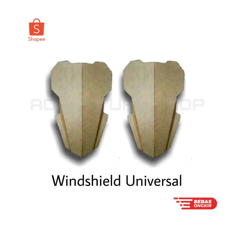 Visor Windshield Custom New Vixion New Cb Verza Megapro