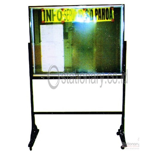 

Papan Mading dengan Kaki Standard List Aluminium uk. 60 x 90 GM - PPS6