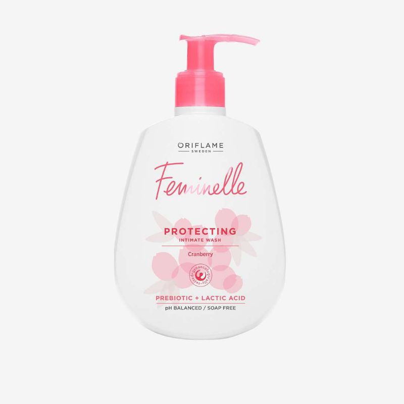 FEMINELLE SOOTHING INTIMATE WASH LOE VERA &amp; MALLOW / Feminelle Refreshing Intimate Wash Blackcurrant &amp; Lotus Flower / FEMINELLE EXTRA COMFORT NURTURING / FEMINELLE PROTECTING CRANBERRY / FEMINELLE TEENS GENTLE WILD PANSY