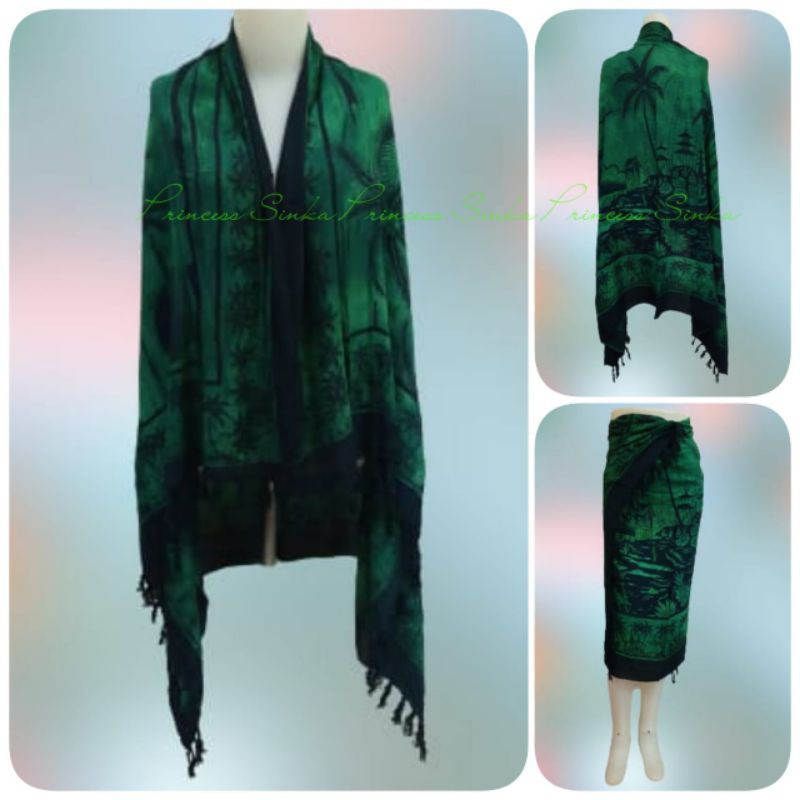 Kain Pantai Bali Batik Rayon Adem