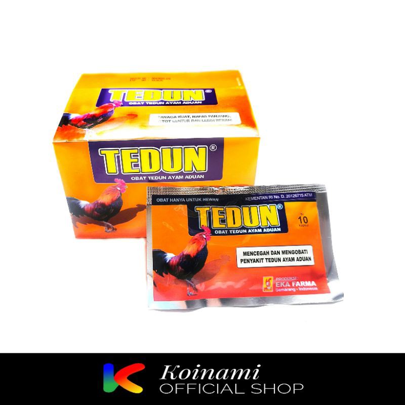 TEDUN OBAT AYAM ADUAN / AYAM ADU / EKA FARMA