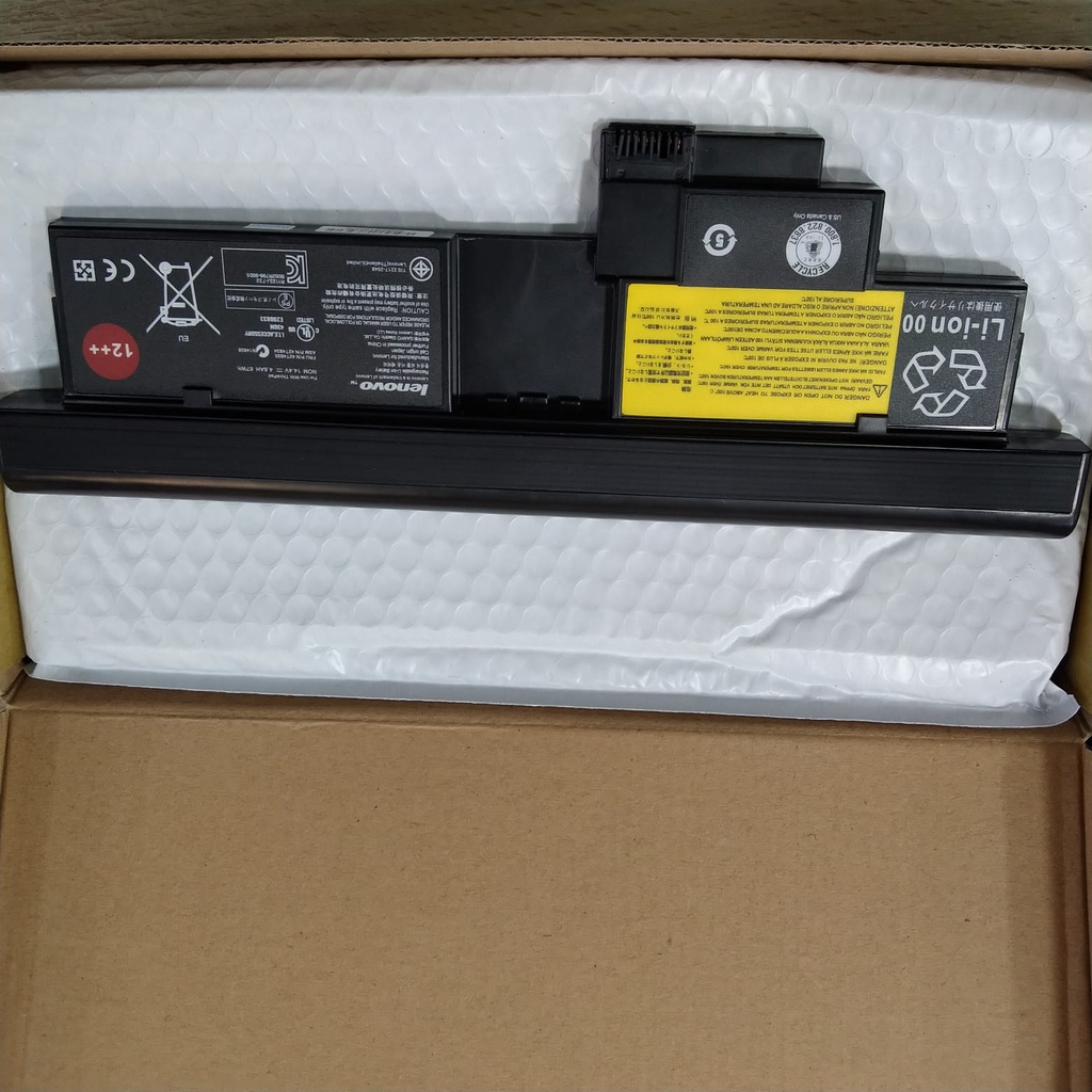 Baterai Batre Battery Laptop IBM LE ThinkPad X200 X201 Tablet X200T 43R9257 42T4658 14.4V 5200mAh 12++ Original 8 cell