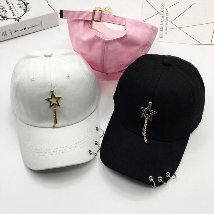 Topi Ring Hip Hop Kpop Topi Trendy Korea