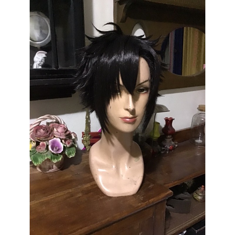 Lucas Who Made me a Princess wig cosplay cowok hitam