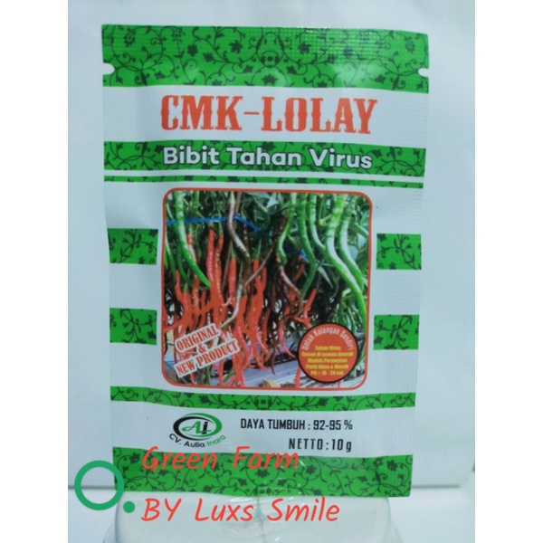 Jual Sale Cabe Kriting Cmk Lolay Unggul Kemasan 10gr Tahan Virus Per Akar An Kuat Tahan Layu Indonesia Shopee Indonesia