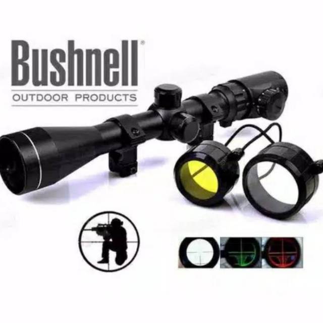 TERBARU BUSHNELL 3-9X40EG TELESKOP  TEROPONG SENAPAN ANGIN