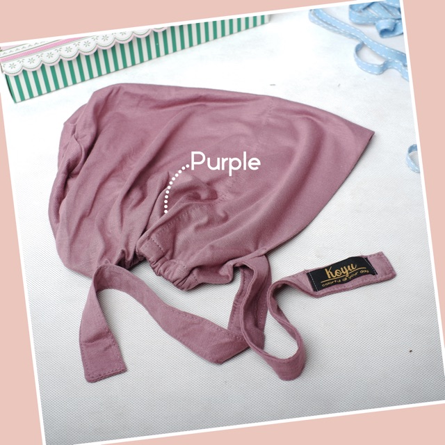 Koyu Hijab Ciput Tali Cottray P10