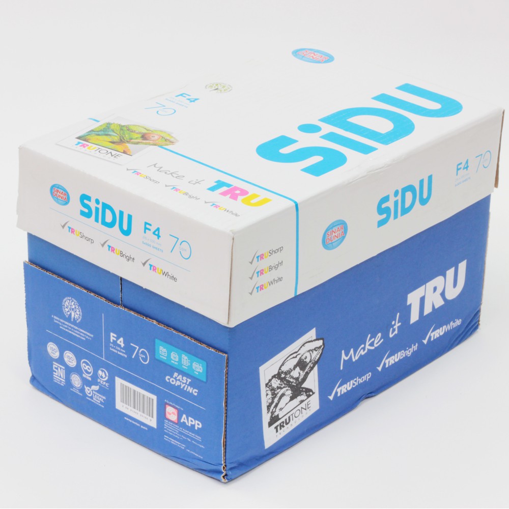 

Sinar Dunia Paper Photocopy 70gsm Folio per Box #SDU PC 70 F4