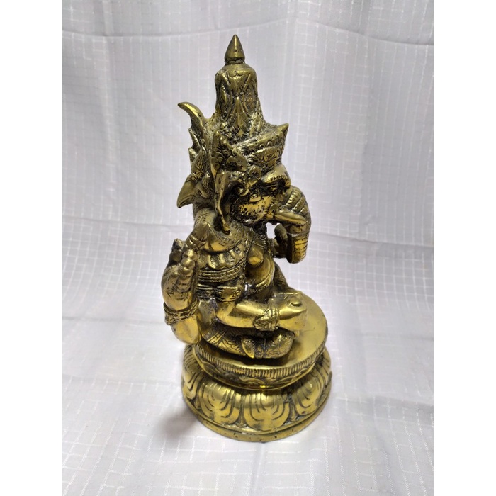 Terbatas - Patung Dewa Ganesha Kuningan - Besar