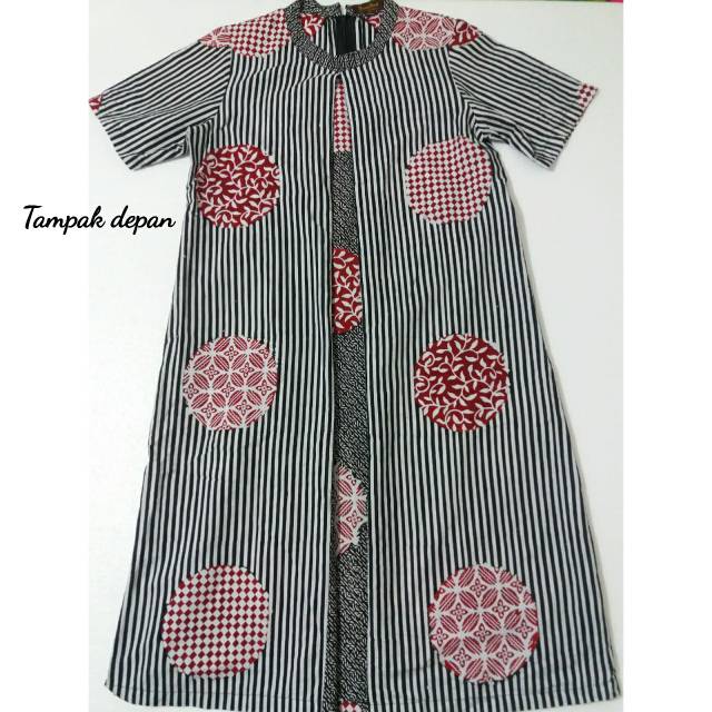 Preloved Dress Batik Cap DanarHadi (Like New)