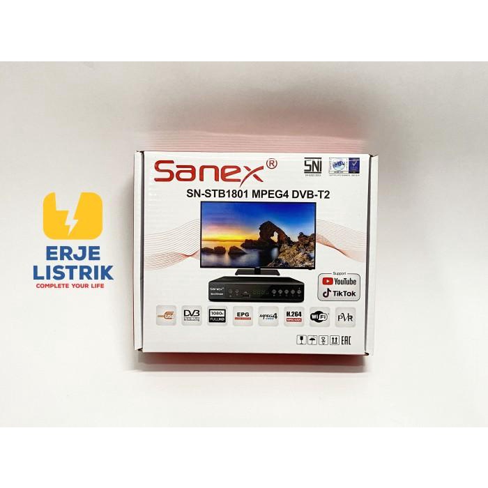 Set top box sanex DVB - T2 - 02/siaran digital/tv/stb/reciver/digital