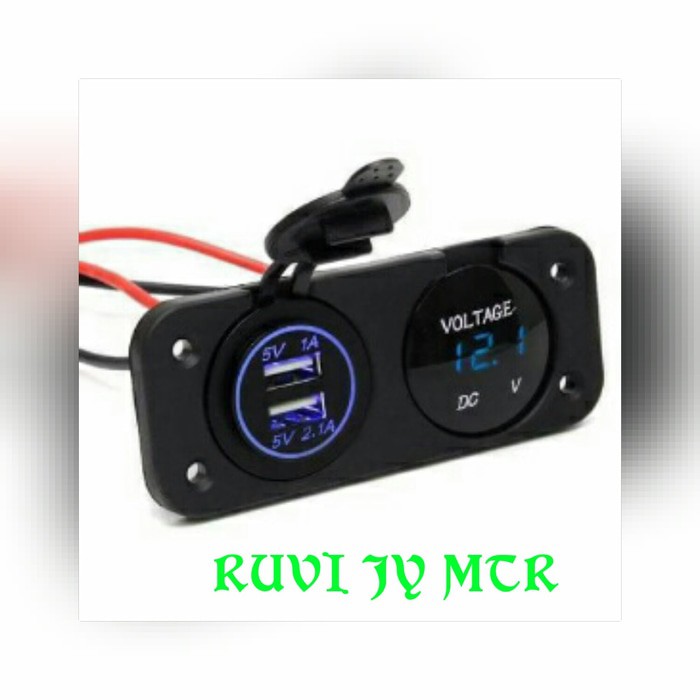 Volt Meter Dan Cejer /Cesan Hp USB MOTOR