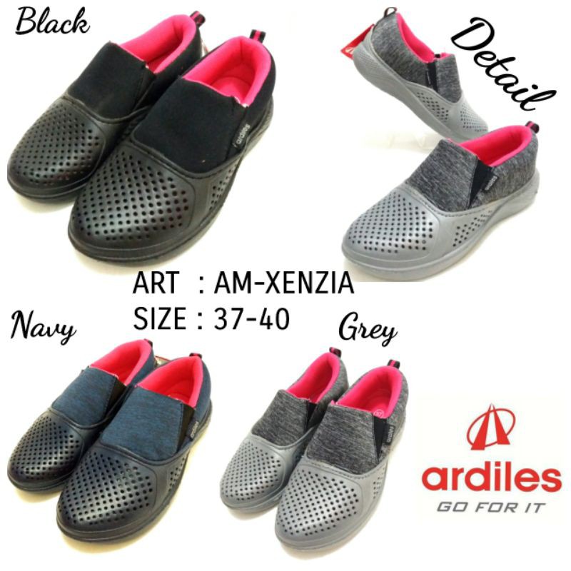 SEPATU SLIP ON CEWEK ARDILES XENZIA 3WARNA SIZE 37-40