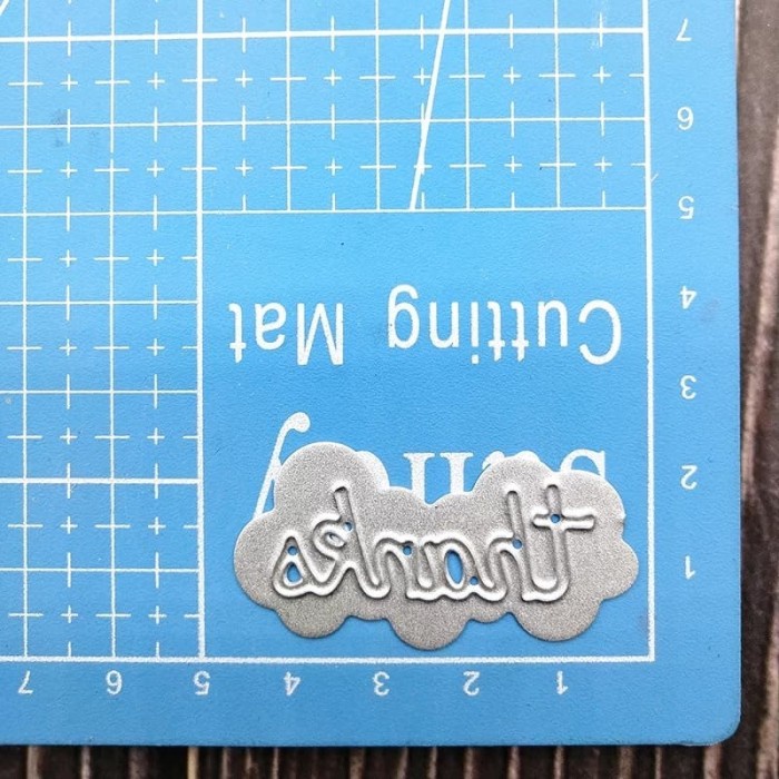 

Buruan Metal Cutting Dies - Thank You For Scrapbooking, Cards Berkualitas